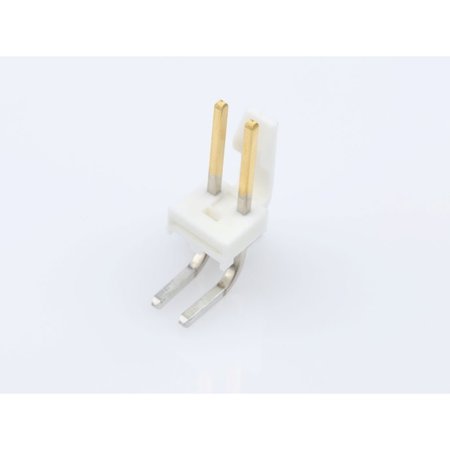 MOLEX Board Connector, 2 Contact(S), 1 Row(S), Male, Right Angle, 0.156 Inch Pitch, Solder Terminal,  417920528